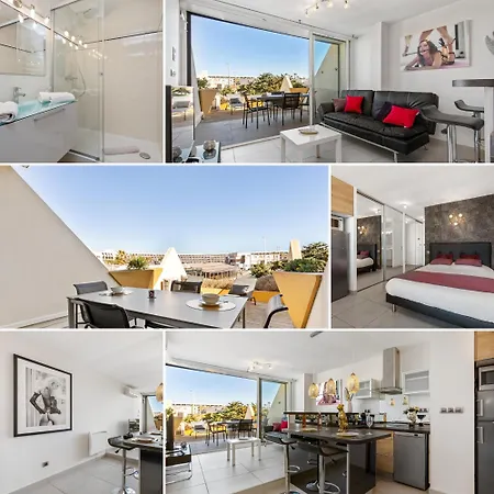 Apartman Le Wildly Studio Luxe - Terrasse - Garage - Heliopolis Village Naturiste