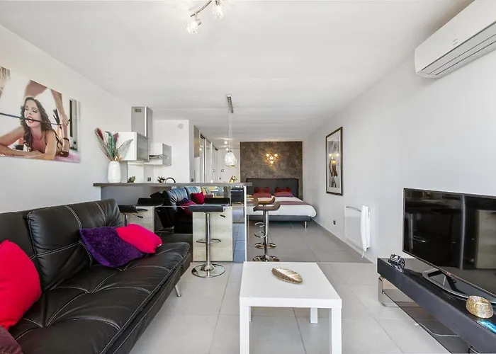 Studio Luxe - Terrasse - Garage - Le Wildly Heliopolis - Village Naturiste Apartment Agde